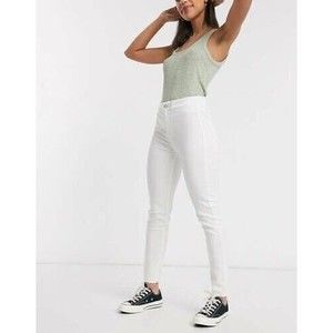 We The Free Women's Size 29 White Denim Skinny Jeans, NWT